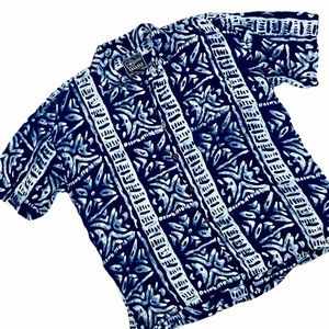 Ukulele Men’s Rayon Hawaiian Shirt Large